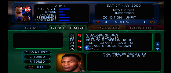 Mike Tyson Boxing Screenthot 2